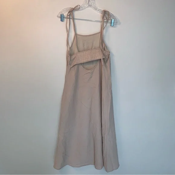 KOTN Seersucker Dress in Desert S - Picture 7 of 13